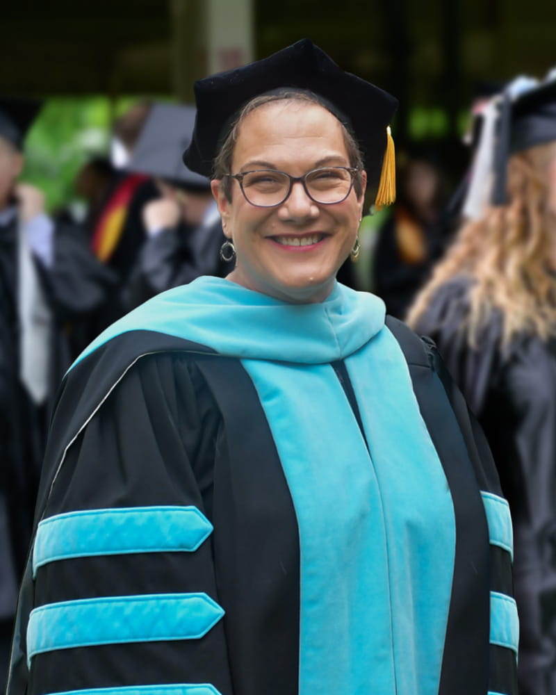 Dr. Hara Charlier at BCC Commencement