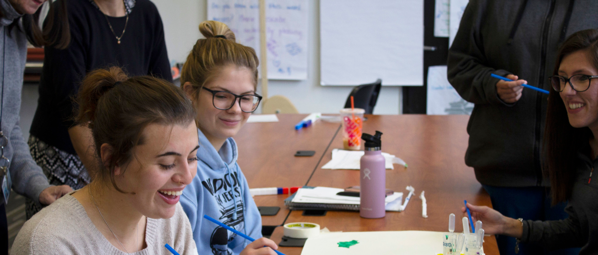 BCC student in a classroom