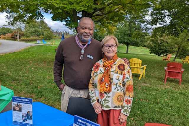 BCC mentors at a resource fair